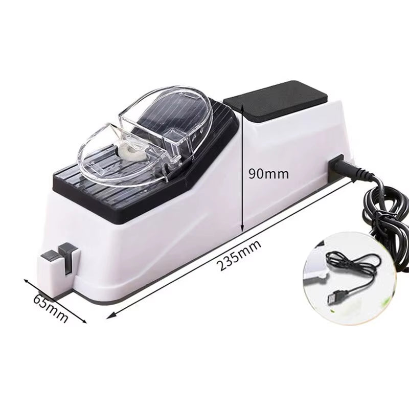 Electric Knife & Scissor Sharpener – Fast, Safe, and Effortless Precision